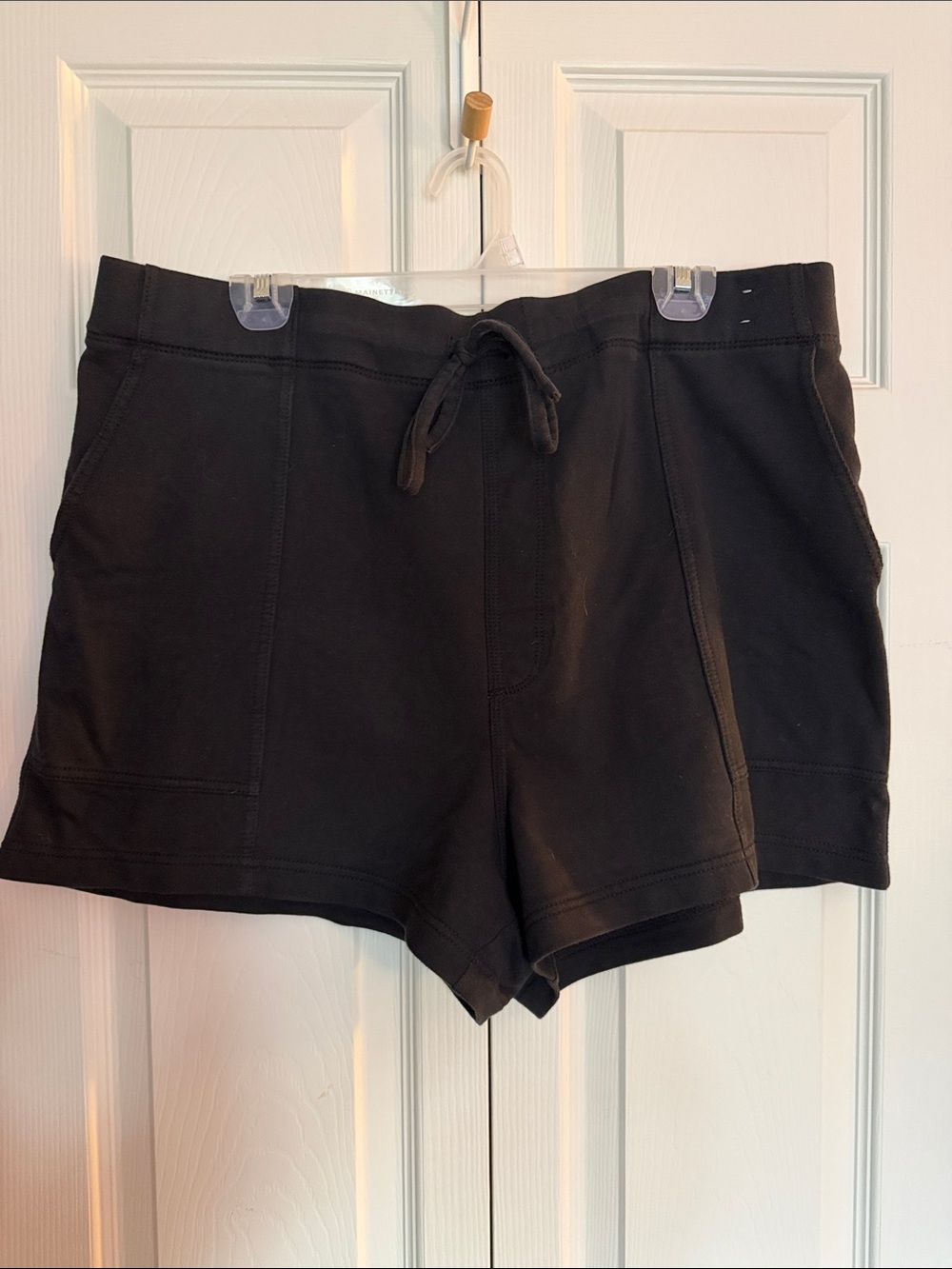 Lee Black Women's Athletic Drawstring Shorts